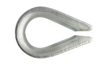 DROMET KU.4 touwkous, stalen schelp, 4 mm