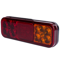 Lampa zespolona tylna (lewa/prawa), HOR 126: pozycyjne tylne, hamowania, kierunkowskaz tylny, odblask, LED 12/24 V, przewód 4x0,5 mm2, długość 2m