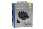 Set LAMPA Elegance autostoelhoezen, grijs, voor de voor- en achterstoelen