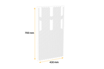 DOMAR DK5120 spatbord voor aanhangers en opleggers 430×700mm