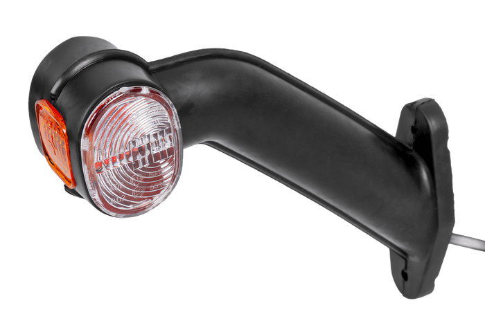 ASPÖCK SUPERPOINT II rechter markeringslamp op een rubberen arm met zijkabel