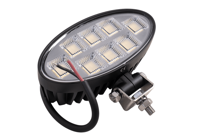 LED-werklampreflector TT TECHNOLOGY ZWART TT.13417 160xLED 8900lm ovaal