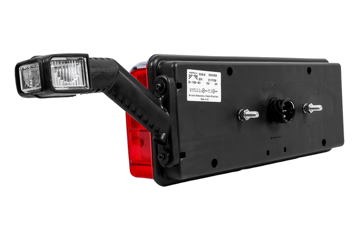 ASPÖCK EUROPOINT III LED bajonet achterlicht 7PIN ASS2 met claxon 7 functies rechts