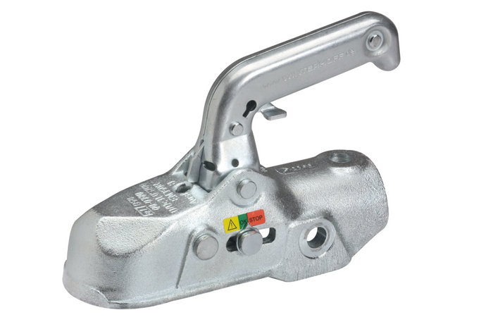 WINTERHOFF WW 350-RB-K1414 kogelkoppeling voor aanhanger van 3500 kg met dissel van 50 mm buis, gietijzer