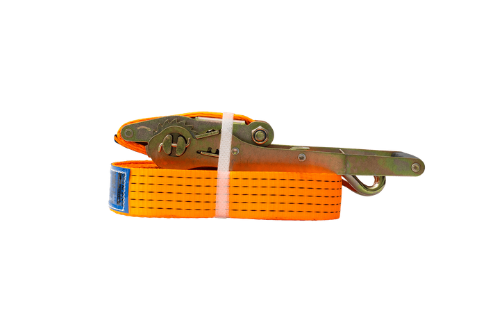 UNITRAILER ERGO 12m/50mm/5t oranje transportband met spaninrichting