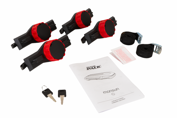 Inter Pack Monsun M dakkoffer, matzwart