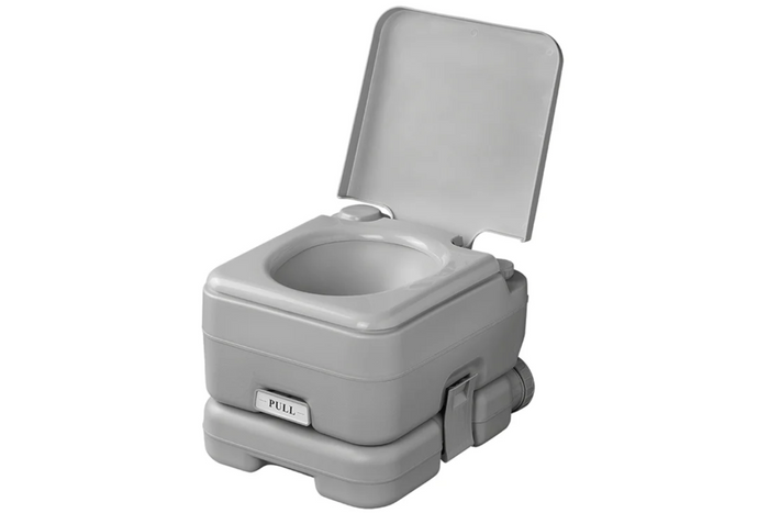 ProPlus 370415CR Draagbaar campingtoilet Grijs 10L/10L