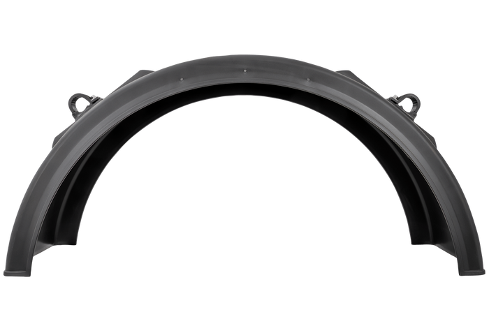 Spatbord voor aanhanger 19,5-22,5" DOMAR DK2975 1250/430mm wielkast met montagebeugels