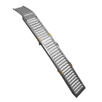 UNITRAILER ALR005 opklapbare stalen oprijplaat voor aanhanger, 200 cm, 250 kg