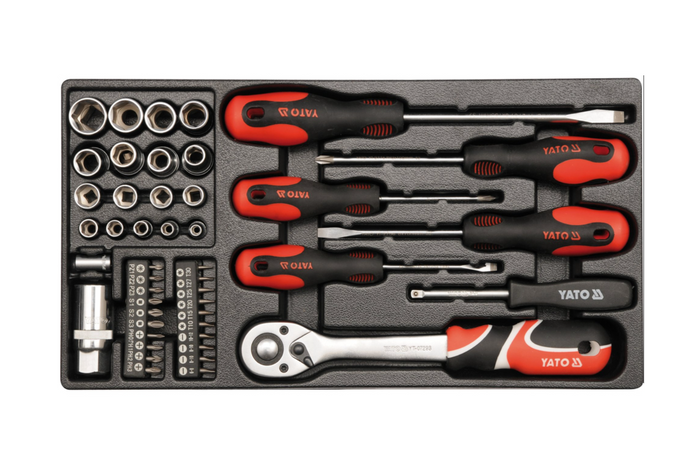 Gereedschapskist 80 stuks YATO YT-38951