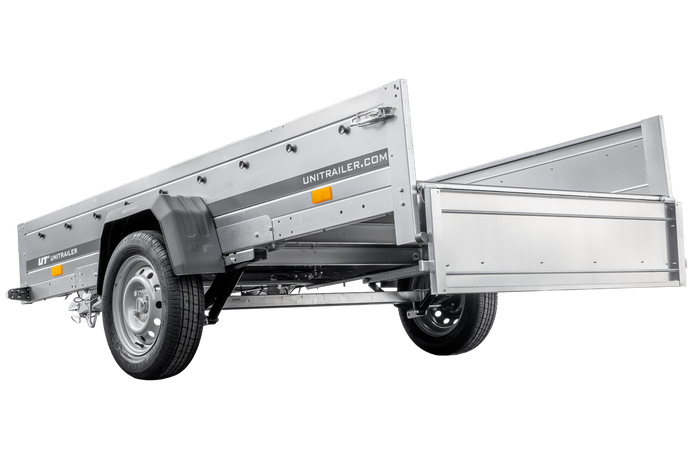 Autoaanhangwagen op veren 264x125 UNITRAILER GARDEN 264/R KIPP