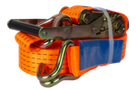 UNITRAILER 12m/50mm/5t oranje transportband met spaninrichting