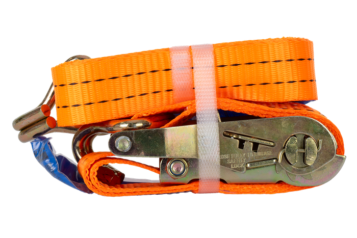 UNITRAILER 3m/35mm/2t oranje transportband met spaninrichting