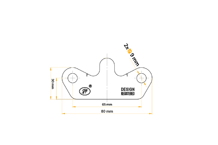 UNITRAILER Z-15 zijbevestiging voor het bevestigen van de kantelzijde van de aanhanger