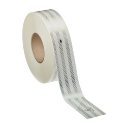3M witte zelfklevende reflecterende contourtape - rol 55 mm/50 m