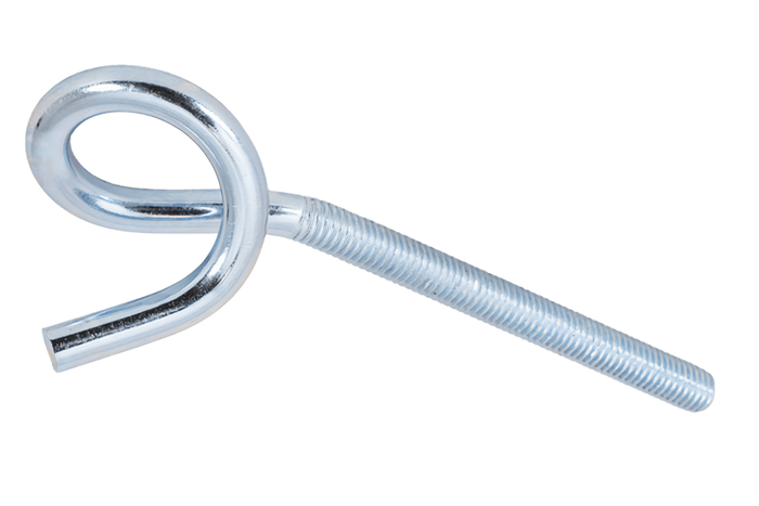 DROMET HOH M6x100 krulhaak, schommelhaak