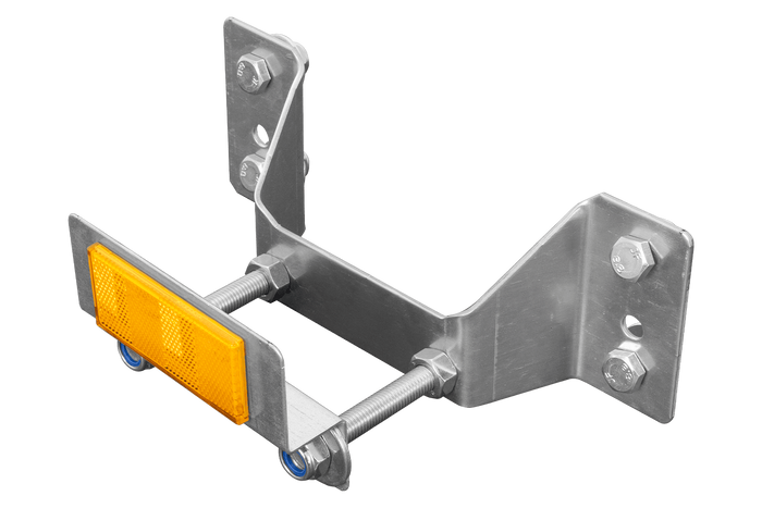 UNITRAILER GARDEN KIPP aanhanger reservewiel montagebeugel met reflector