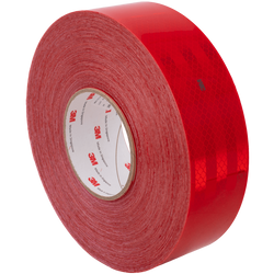 3M zelfklevende reflecterende tape, contour, rood - 1 meter