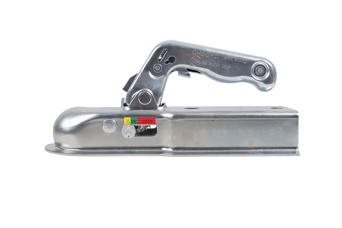 CHOOYO JD.00.53.009 kogelkoppeling voor een aanhanger van 800 kg met een vierkante dissel van 60 mm.