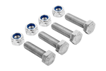 Set van 4 zeskantbouten M8x30 en 4 zelfborgende moeren M8 MARCOPOL boutklasse 5.8 DIN933
