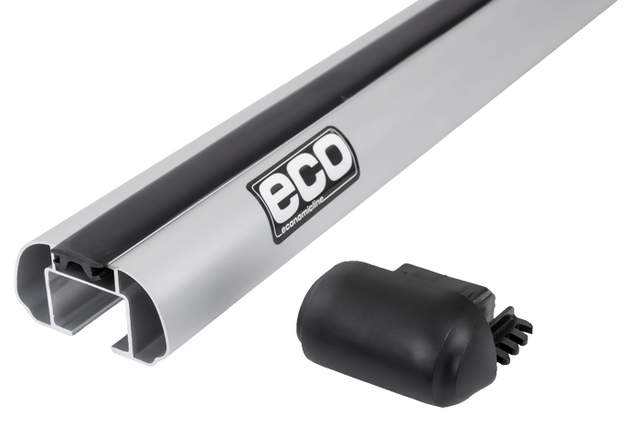 Eco Alubase 150 - uniwersalny bagażnik dachowy aluminiowy na relingi otwarte