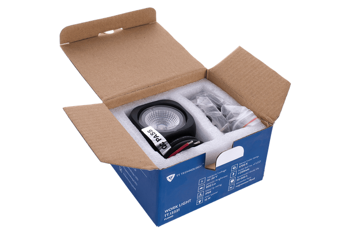 TT TECHNOLOGY LED werklamp reflector TT.13331 1xLED 800lm vierkant