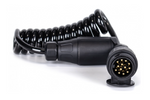 KAMAR E1384-A spiraalkabel 1,5 m 12V stekker/stopcontact 13PIN