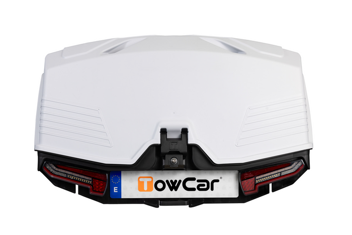 Towbox Alpha classic gray - trekhaakkoffer, bagagebox voor op de trekhaak