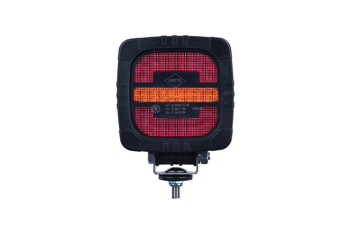 HORPOL ROCA LZD 2803 LED-achterlicht met 3 functies, universeel, inclusief houder