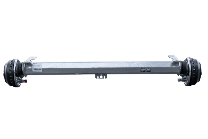 AL-KO COMPACT geremde as voor aanhangwagen / sleepwagens 1350kg 1100mm 1550mm 5x112