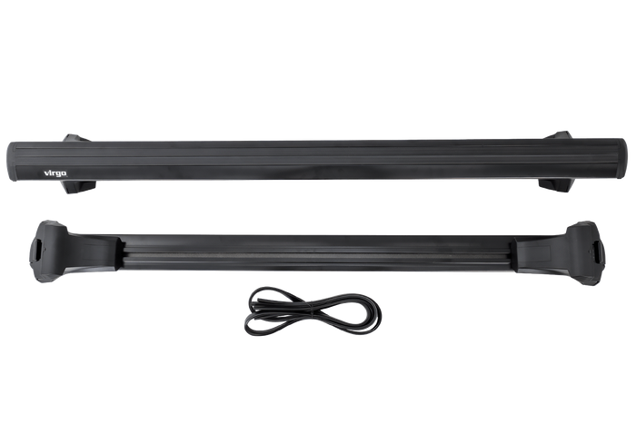Inter Pack Virgo IR 120 (G2) dakdrager voor geïntegreerde dakrails (zwart)