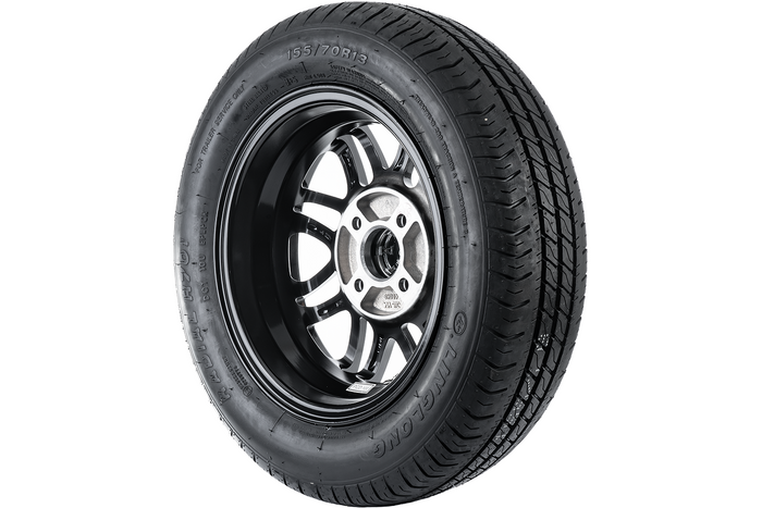 Aanhangerwiel LINGLONG BAND 155/70 R13 75N UNITRAILER ALU VELG 4Jx13" 4x100 ET 30