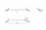 AL-KO OPTIMA ongeremde as voor aanhanger 750 kg 1285 mm 1620 mm 4x100