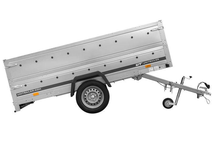 Lichte aanhangwagen 264x125 UNITRAILER GARDEN 264 KIPP met BIS zijwanden