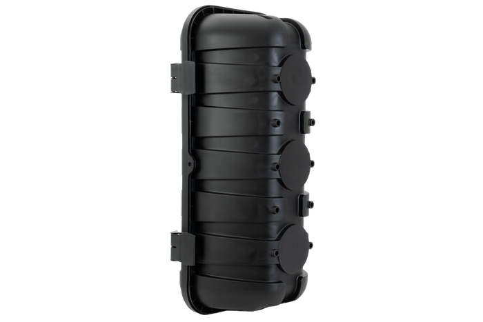 Brandblusserkast 6kg DAKEN 82501 STRIKE 600x287x220mm zwart