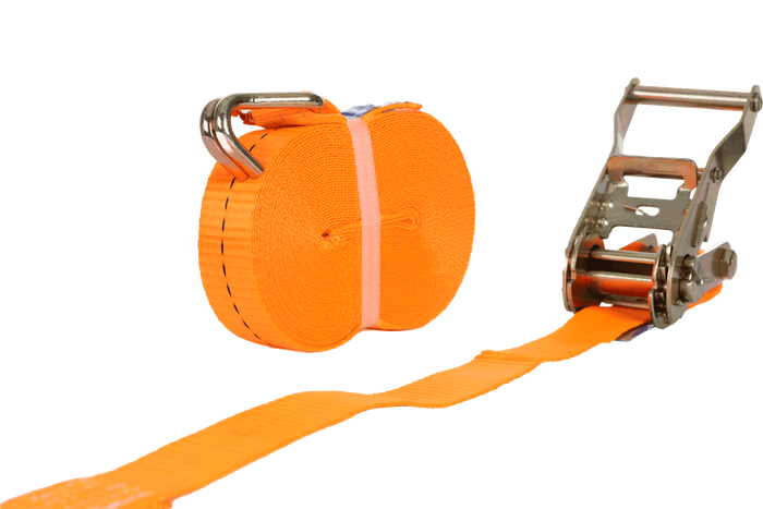 UNITRAILER 10m/25mm/1t oranje transportband met spaninrichting