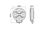 LED-werklamp reflector KAMAR X-SPIDER TOXIC L3440 10xLED 80W