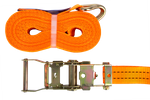 UNITRAILER 8m/35mm/2t oranje transportband met spaninrichting