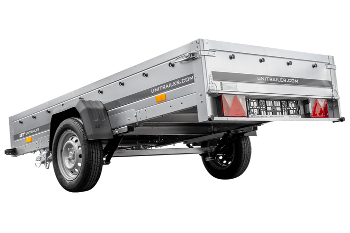 Autoaanhangwagen op veren 264x125 UNITRAILER GARDEN 264/R KIPP