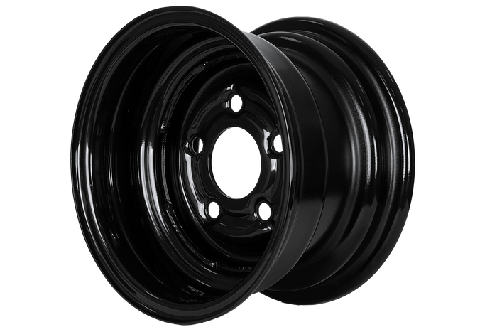 Stalen velg voor aanhanger UNITRAILER zwart 6Jx10"H2 5x112 ET:-4