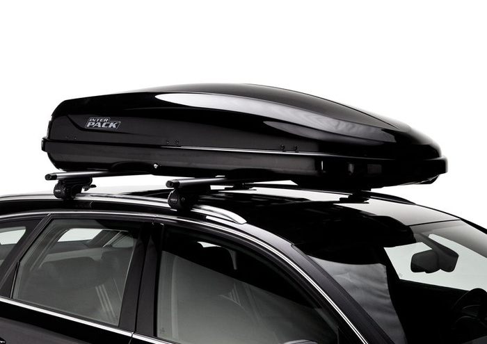 Inter Pack Traxer 6.6 dakkoffer, zwart metallic