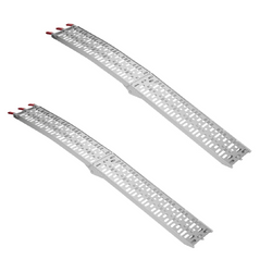 ProPlus 390096 opklapbare aluminium oprijplaten voor aanhangers, 220 cm, 680 kg, set van 2