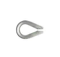 DROMET KU.6 touwkous, stalen schelp, 6mm