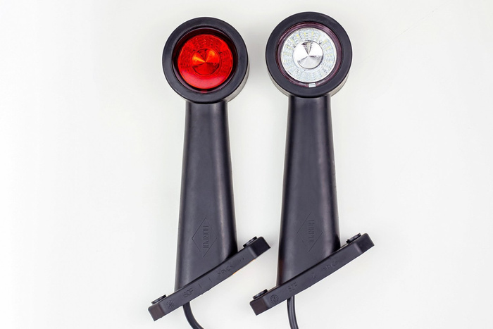 Set: LED-achterlichten Fristom FT-270, LED-markeringslampen Horpol LD 726 met 7 m kabelboom 7-polig