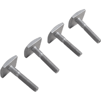 Inzetstuk voor aluminium balken 35mm x M6 (4 st.)