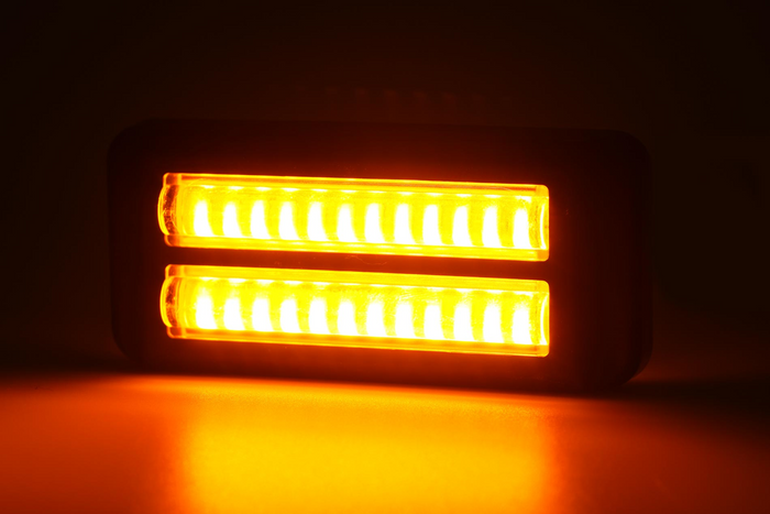 Waarschuwingslamp WAŚ 2469 W284 LED knipperlamp oranje MASTER/SLAVE