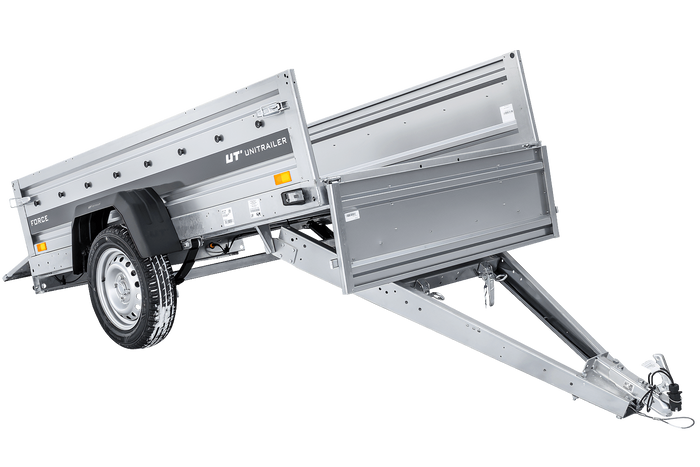 Autotrailer op veren 230x125 UNITRAILER FORCE 230/R KIPP