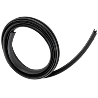 Rubberen afdekking/afdichting (bovenkant) voor aluminium balk - G3 CL 127 cm