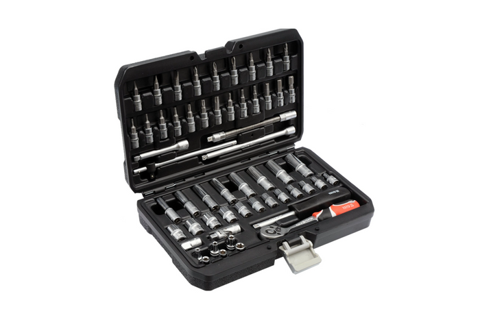 YATO YT-14501 1/4" gereedschapset 56 stuks.