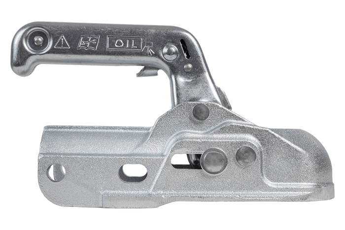 WINTERHOFF WW 30-K+Z kogelkoppeling voor een aanhanger van 3000 kg met een dissel van 35-51 mm buis, gietijzer.